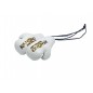 Kanong Hanging Small Boxing Gloves : White